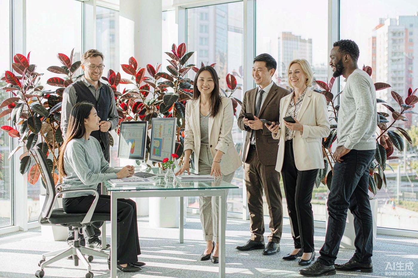 The SourcChina sourcing team at their Guangzhou office
